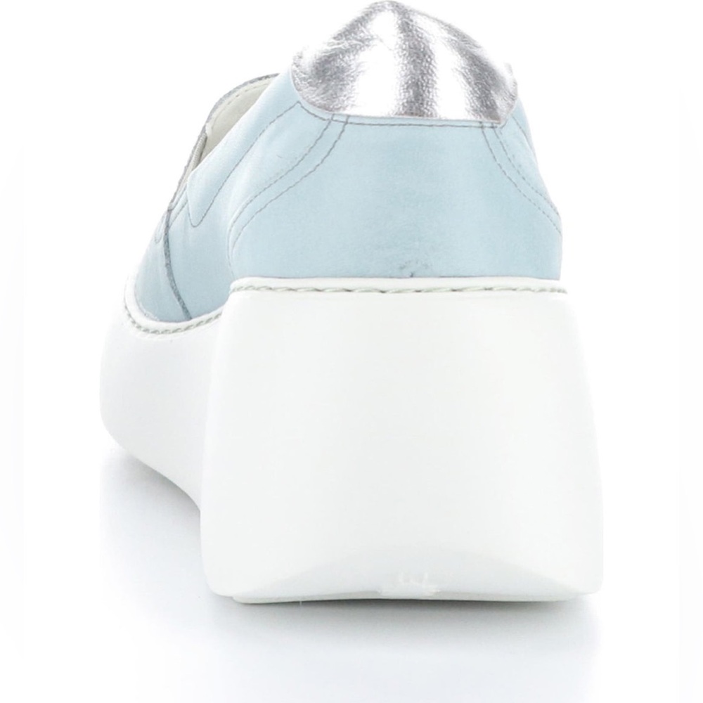 Fly London Light Blue Slip-On Shoes with Metallic Accents - Picture 10 of 12